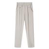 5XL 6XL 7XL 8XL Middle Aged Women's Pants Plus Size Summer Thin High Waiste Elastic Loose Straight Pants Female Casual Trousers