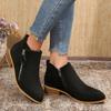 New Style Shoes: Large-sized Double Zipper Thick-heeled Women's Boots, Outerwear Boots for Women