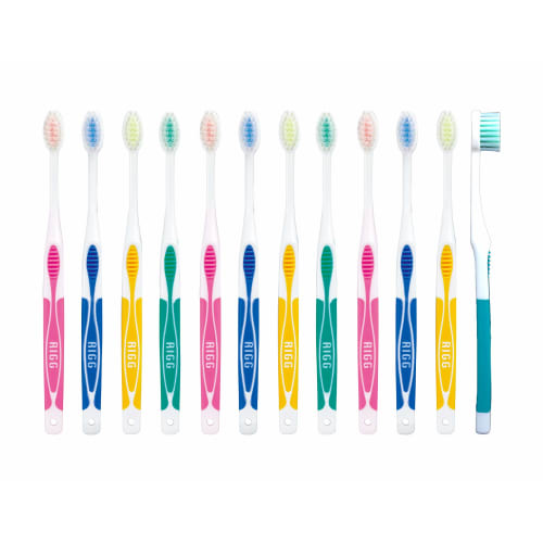 Ebisu Rig Mountain Toothbrush, Regular, 12-Pack
