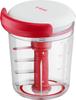 T-fal Manual Chopper, 450ml, Washable Lid, Leak-Proof "Handy Chopper & Dressing/Sauce Maker" K18341