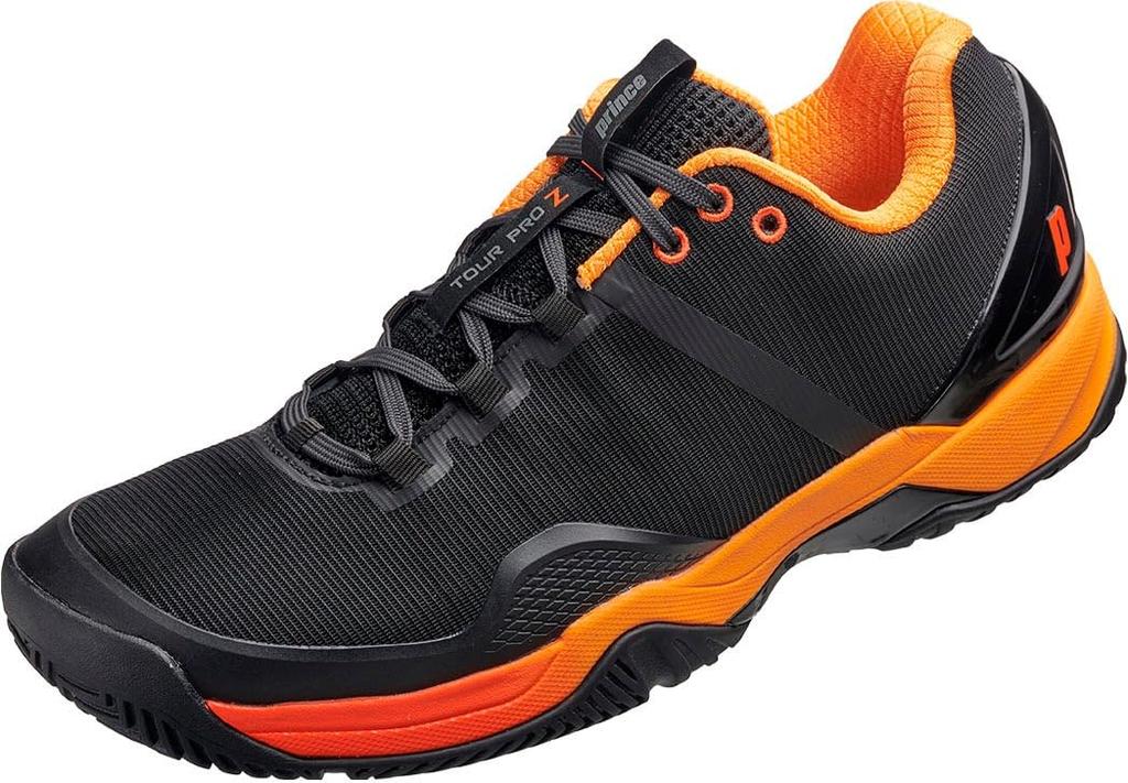 Теннисные кроссовки Prince Tour Pro Z VII AC Размер 2E (Черный / оранжевый), 244, 27,5 см,