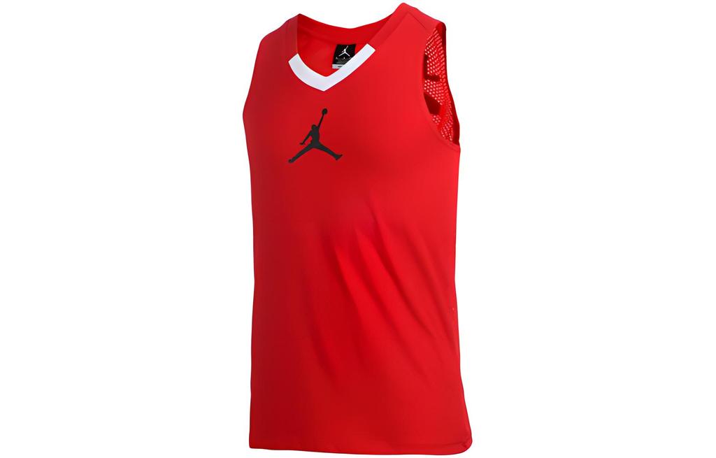 Jordan Rise 4 Баскетбольные майки Мужские Красный Умеренный Racerback 683998-657