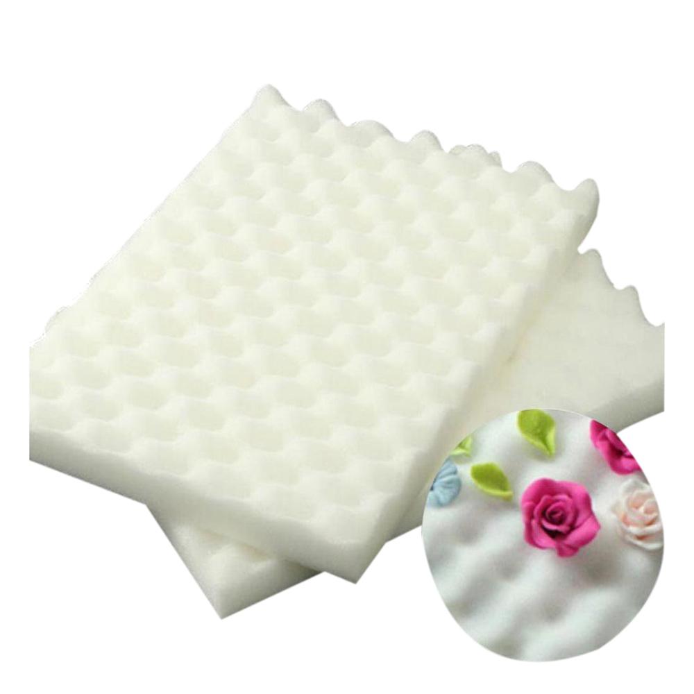 2Pcs New Fondant Sugarcraft Dry Flower Foam Pad Cake Decorating Sponge Mats