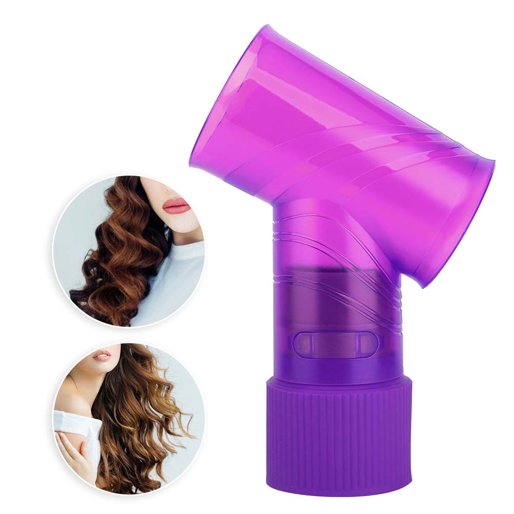 Professional Hair Dryer Diffuser Curly Blow Dryer Hairdressing Styling Accessory (Purple)