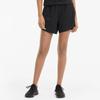 Puma Трикотажные спортивные шорты с логотипом и средней посадкой, женские шорты, черные 520188-01