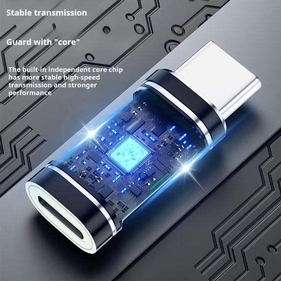 Адаптер 8-контактный на Type-C 30 Вт PD Data Fast Transfer Портативный 8-контактный гнездовой на USB-C