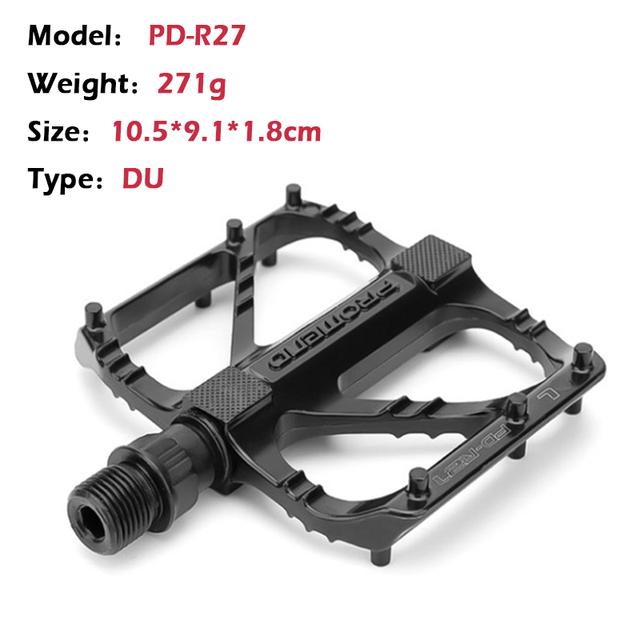 Противоскользящая сверхлегкая велосипедная педаль PROMEND, быстросъемная педаль, плоская педаль MTB с 3 подшипниками для горного шоссейного велосипеда