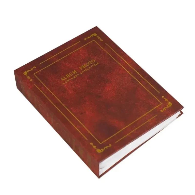 Семья 6 дюймов 100 фотографий 10x15 см Изображение Художественные фотоальбомы Интерстициальный альбом Классический ретро фотоальбом Коллекция Домашнее украшение