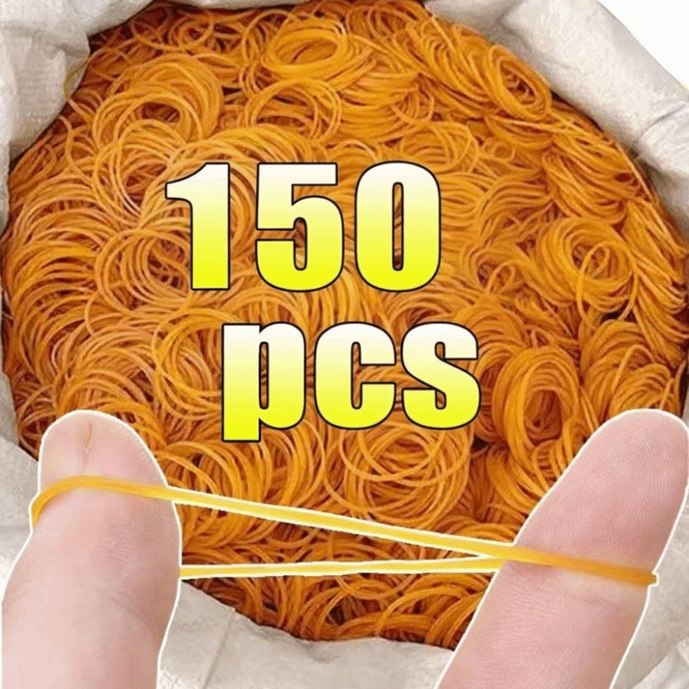 150Pcs High Elastic Rubber Bands Elasticity Fasteners Elastic Stretchable Bands Home Use