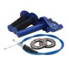 CNC Accelerator Throttle Twist Grips + Cable +Handlebar Grips Replacement For Pit Dirt Bike Minis With 7/8 Inch Application