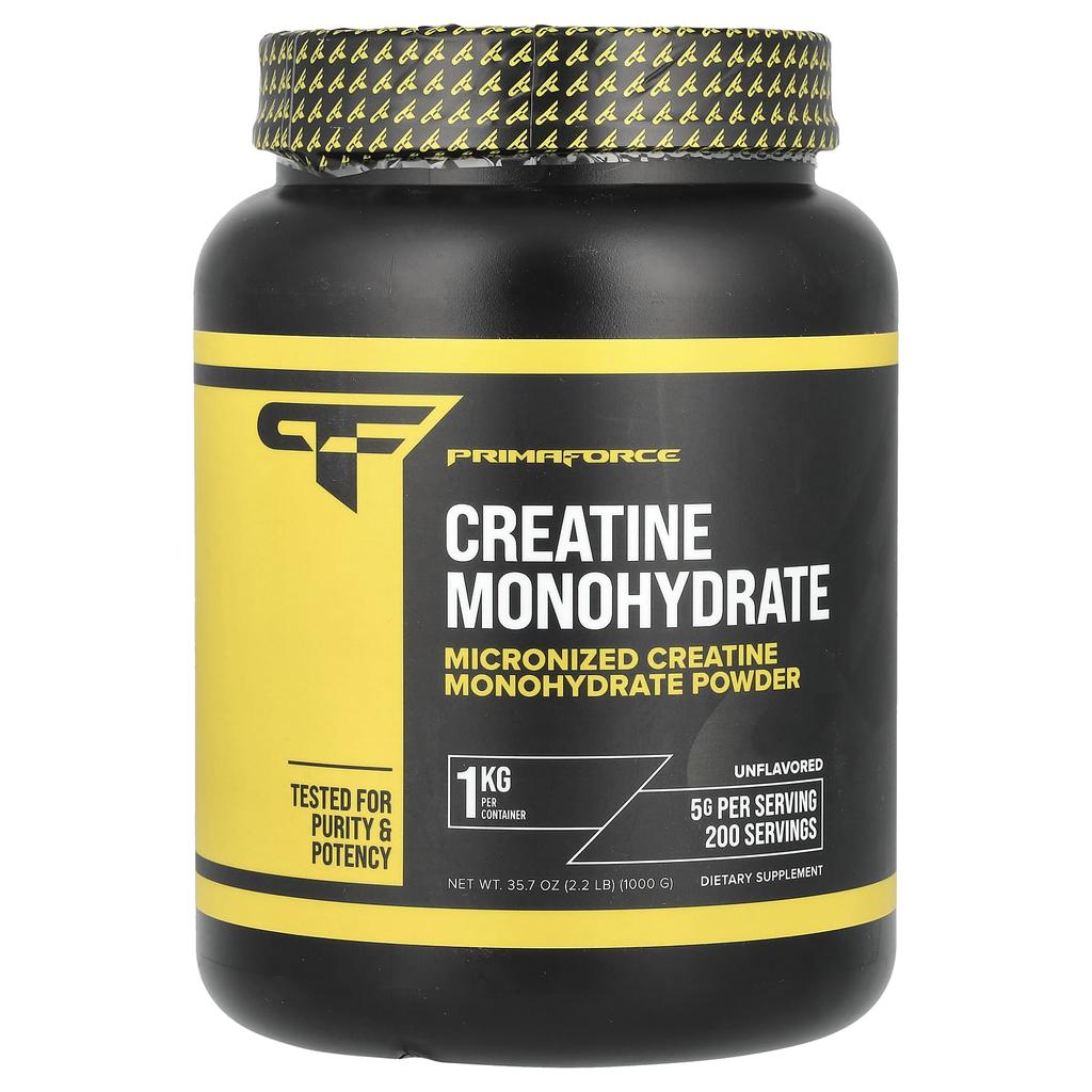 Primaforce Creatine Monohydrate, Unflavored, 2.2 Lbs (1,000 G)