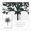 Modern Black White Abstract Tree Canvas Painting Minimalism Wall Art Poster Love Quotes Print Picture for Living Room Bedroom