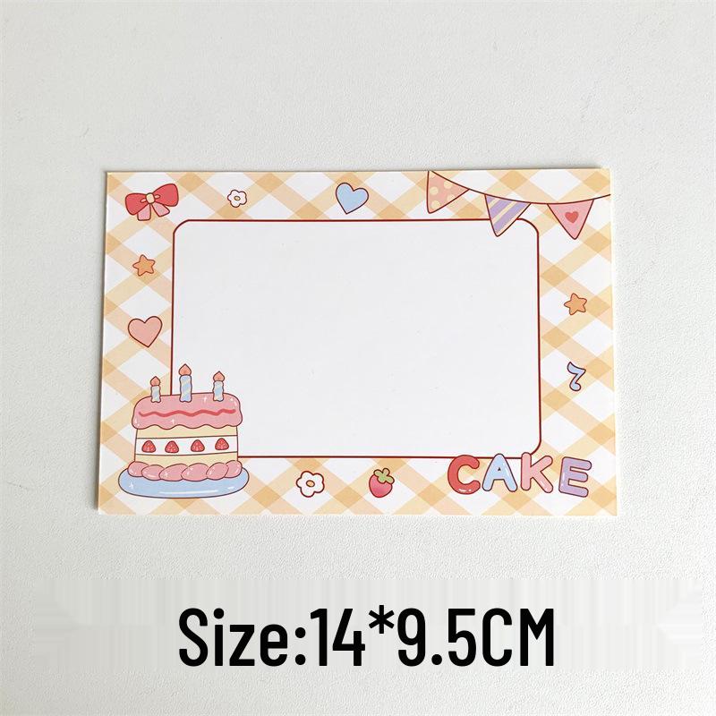 Exquisite Minimalist Christmas Cartoon Greeting Card - Creative Postcard for Birthday Blessings