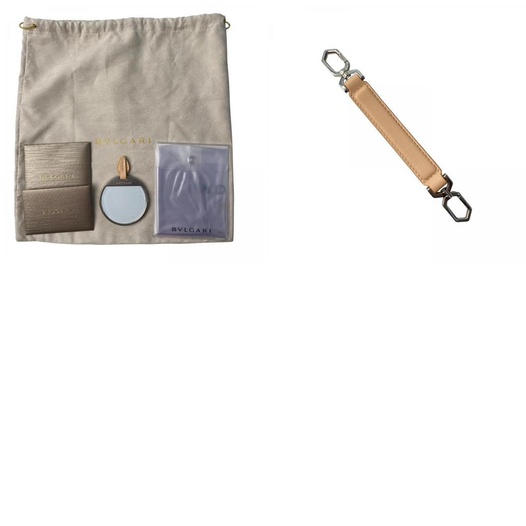 Б/у Розовая кожаная женская сумка через плечо BVLGARI