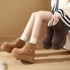 2025 Winter Chunky Platform Thick Bottom Women Snow Boots Keep Warm Cotton Short Booties Shoes