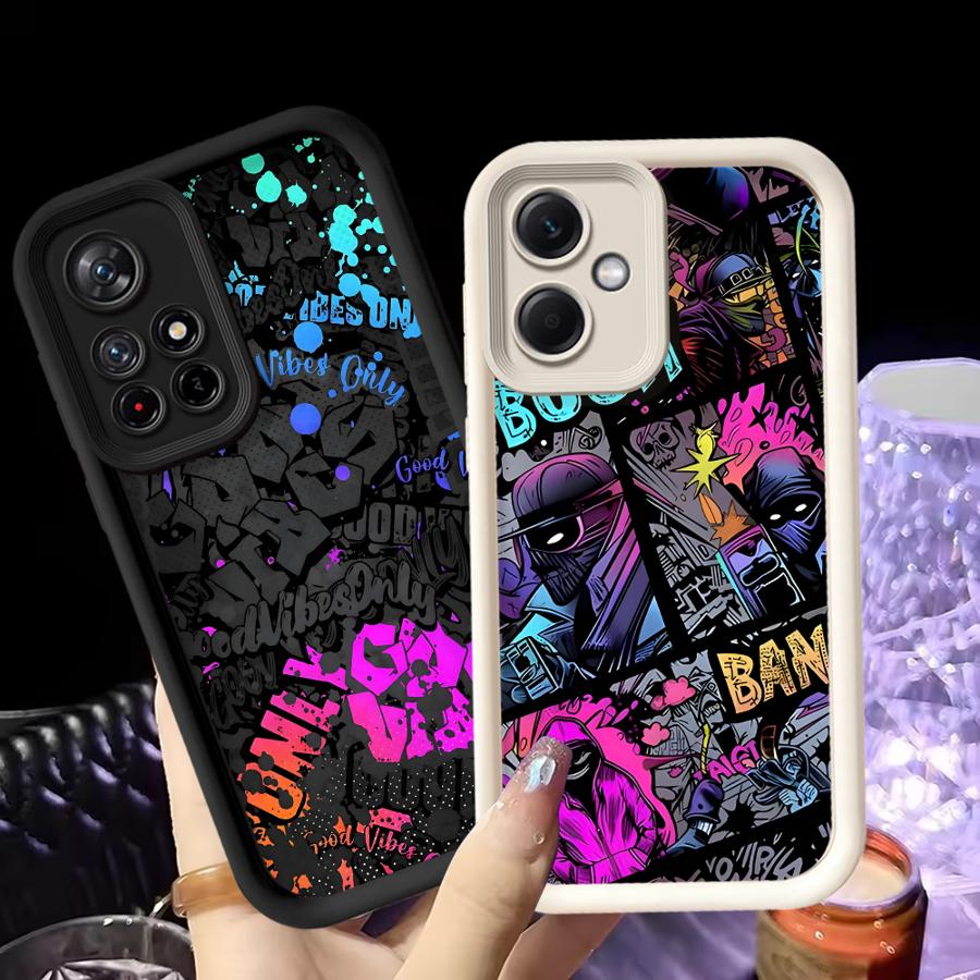 Крутой чехол Cool Boom Comics для телефона Xiaomi Poco F8 C50 X3 NFC C51 X3 Pro C61