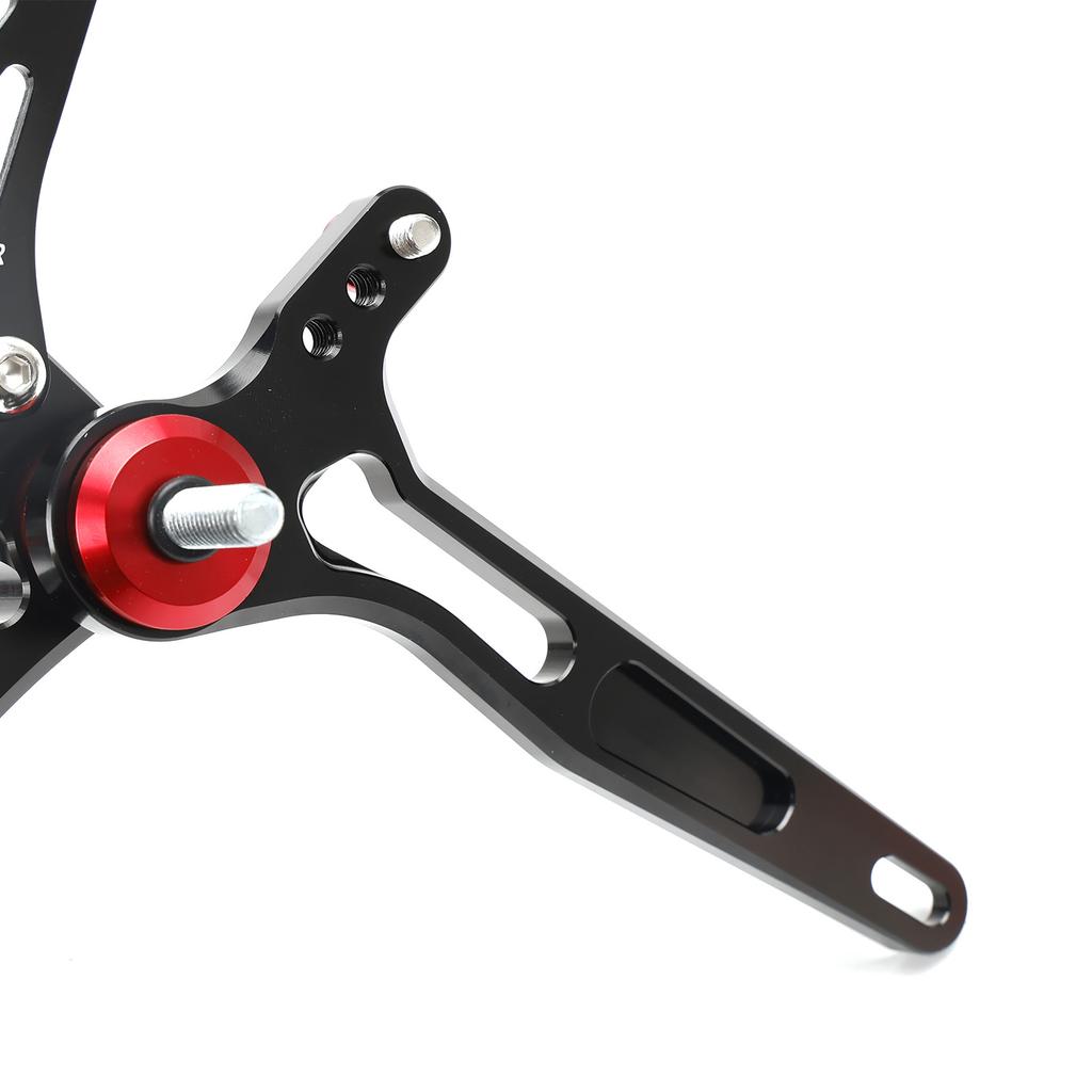 Black Rear Sets Footpegs Footrest For Honda CBR600RR 03-06 CBR1000RR 04-07