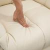 Massage Chair, Relax Chair, 8 Vibration Points, Reclining Function, Faux Leather, Cream White, 94x99x99cm
