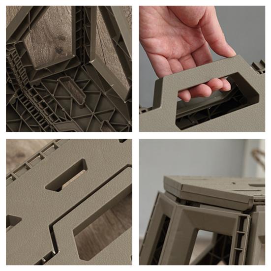 Табурет для кемпинга, толстая, компактная, стабильная конструкция, складной дизайн премиум-класса, уличные аксессуары