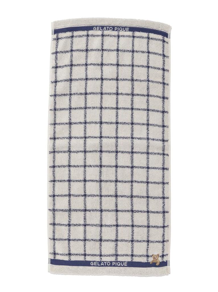 Gelato Pique Bear Face Towel PWGG254553 BLU F Women's