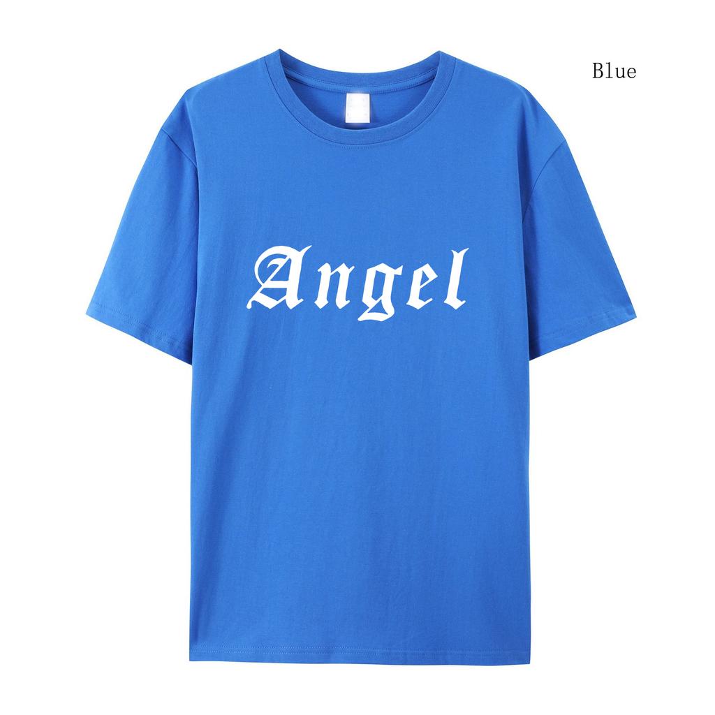 Женская футболка Angel Creativity Letter Printing с короткими рукавами, модная футболка, новинка, спущенное плечо, одежда, HarajukuT-shirt