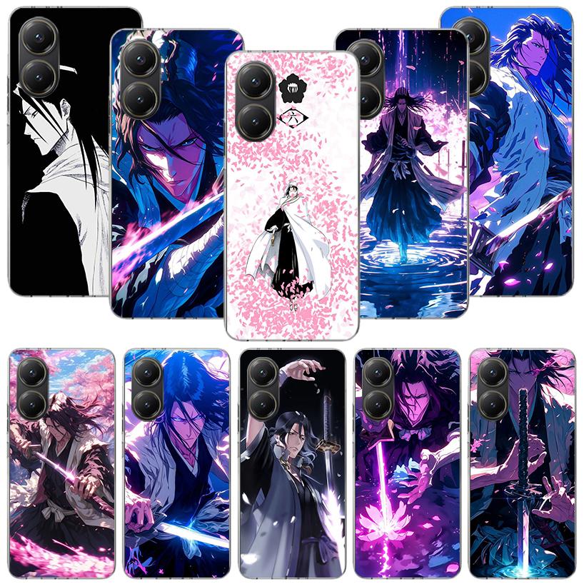Bleach Kuchiki Byakuya Phone Case For Xiaomi Poco F7 Ultra X7 X6 Pro X5 Redmi 15 15C 13 13C 12 12C 10 10A 10C 9 9A 9C 9T Shell P