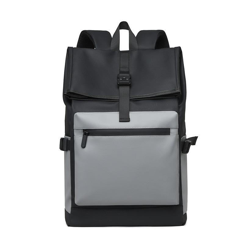 Мужской рюкзак большой вместимости с закручивающимся верхом, повседневная дорожная сумка для активного отдыха, наплечная сумка