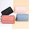 Ladies Purse Messenger Bag Large Capacity Mobile Phone Bag Fashion Shoulder Bag Double Zipper Mobile Phone Bag