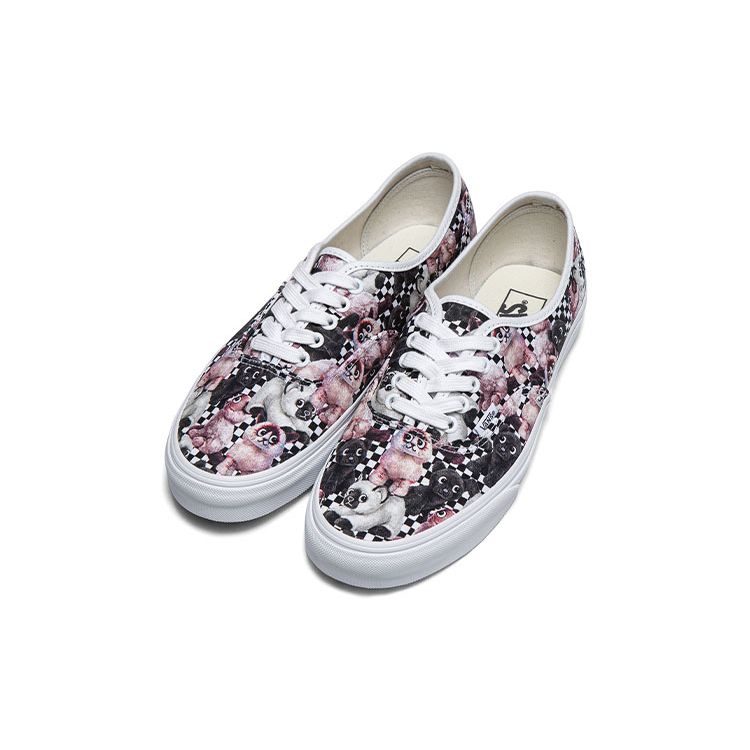 Vans Кроссовки унисекс с аутентичными животными в шахматную клетку, разноцветные, асфальтовые, зефирные, VN0A5KS9QIY