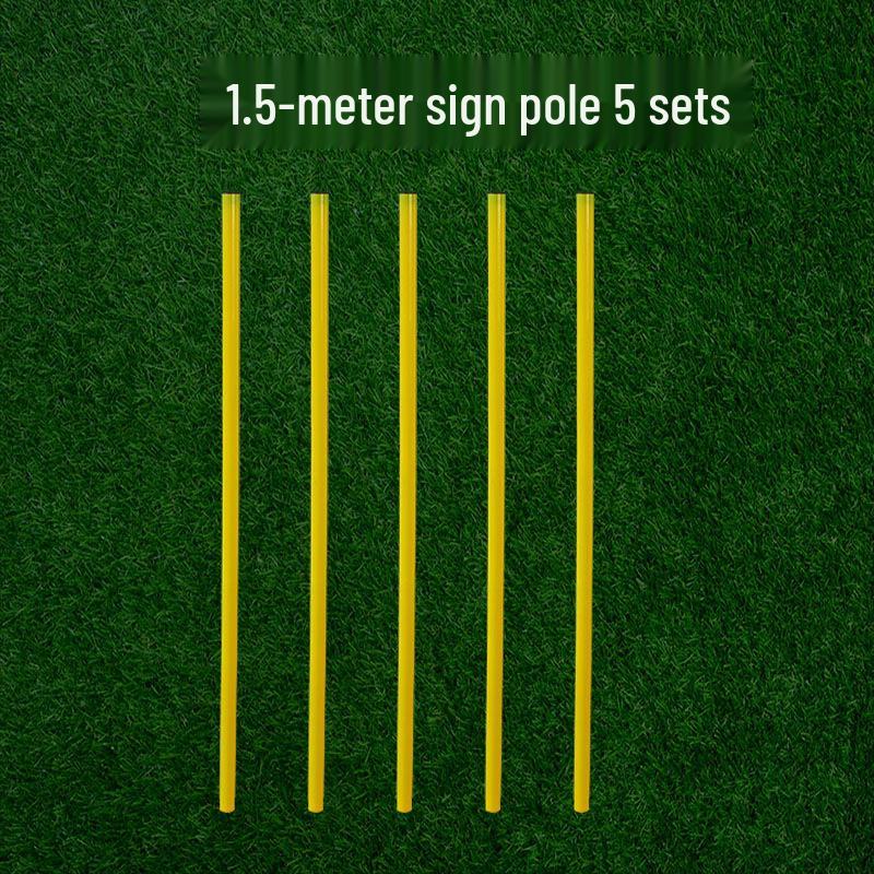 Corner Flag & Training Pole: Red/White for Sports & Dribbling Practice