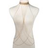 Exaggerated Multi-layer Metal Body Chain for Women - Nightclub Chest Jewelry