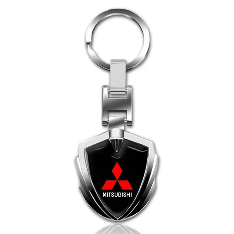 jbvr8 Personalized Metal Car Keychain Gift For Mitsubishi Asx Lancer Outlander Pajero Ralliart Accessories Car Styling Ex Evo ASX Colt