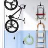 2 шт. сверхмощный L-образный металлический настенный крючок Многофункциональный садовый шланг Крючки для хранения в гараже Держатель доски для хранения Хозяйственные принадлежности