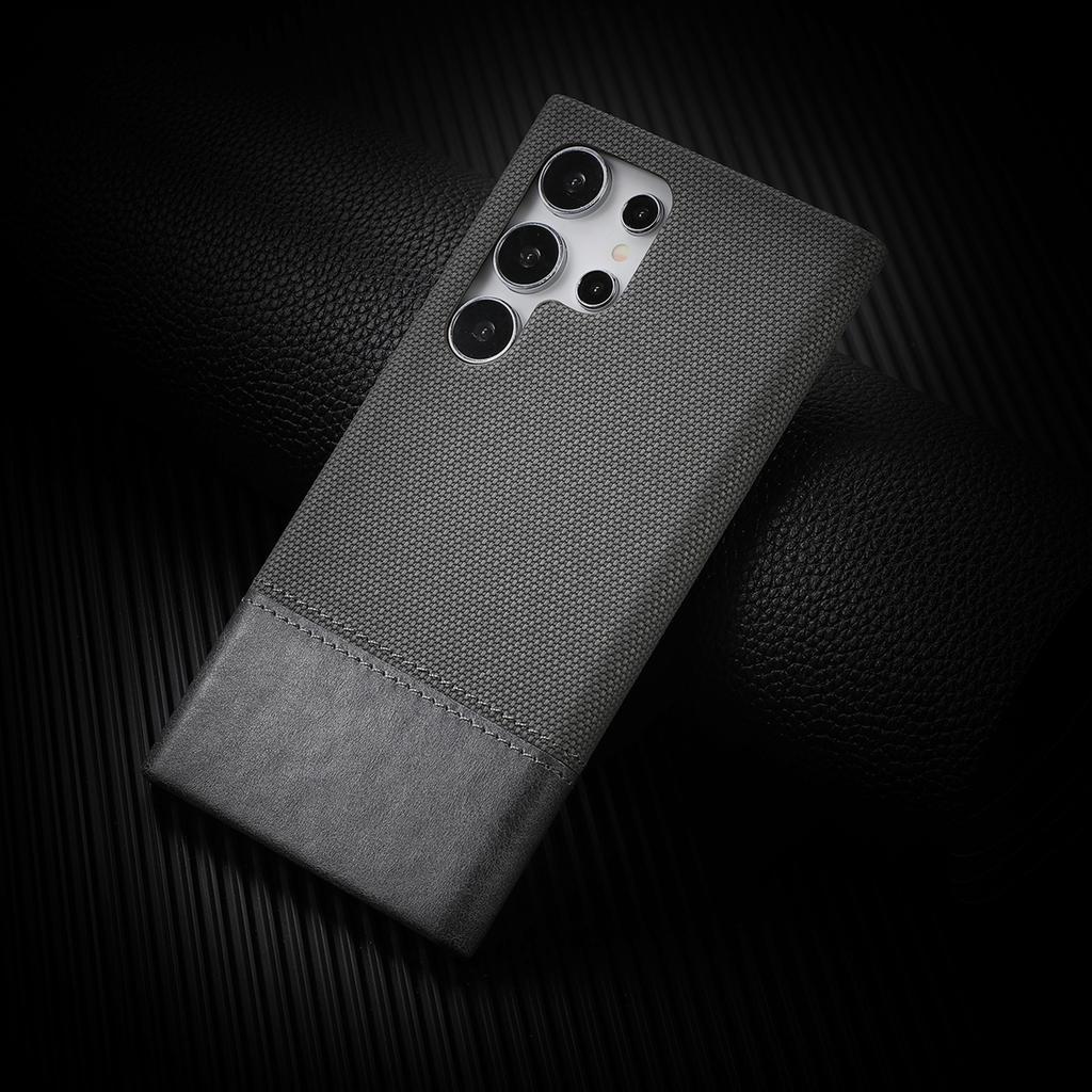 Splicing plain leather mobile phone case Samsung S11ULTRA trend S11ULTRA half pack S11ULTRA hard case