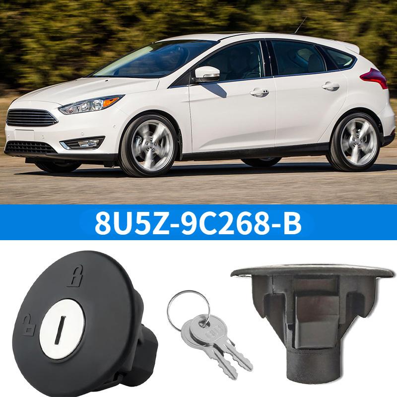 8U5Z-9C268-B Car Locking Fuel Tank Filler Cap With 2 Keys For Ford F150 Fiesta Edge Escape Focus Lincoln Navigator MKS Mercury