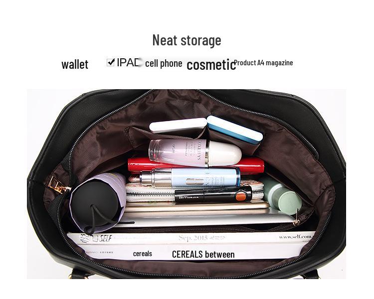 Минималистичная сумка-тоут в европейском и американском стиле 2023 года: Универсальная, вместительная сумка кроссбоди и на плечо для женщин