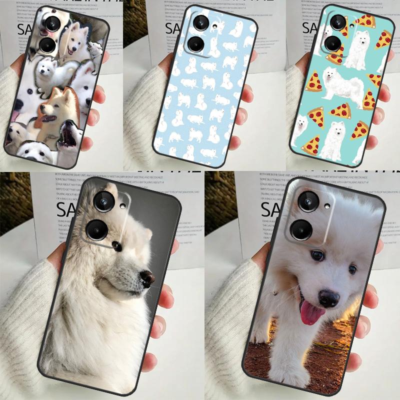 Samoyed Puppy For Realme 12 Pro Plus 11 10 9 C67 C55 C53 C35 C33 C30 C25s C21Y C15 GT3 GT5 GT Neo 5 Case
