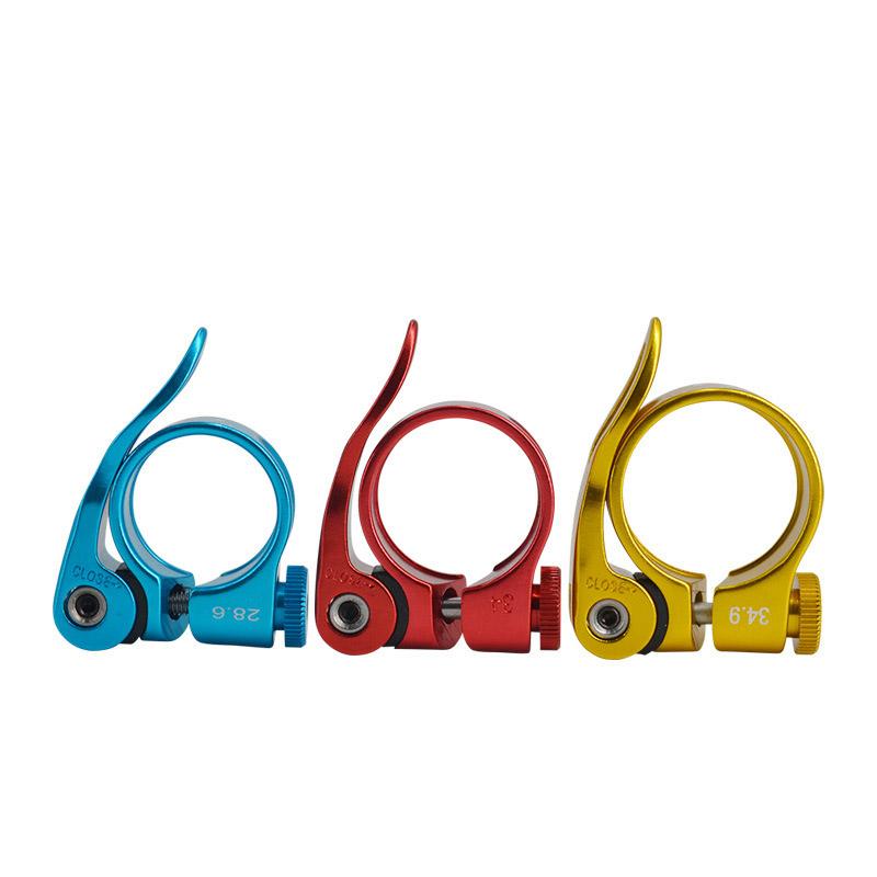 Aluminum Alloy Bicycle Seatpost Clamp Seat Tube Clamp MTB Bike Seat Tube Clip Bike Parts Bike Saddle Seat Clamp 28.6/31.8/34.9mm
