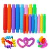 Pop Tube Wrinkle Tube способы снятия стресса Pop Tube Pop Pipe Hose DIY Rainbow Pop SNS Instagram Популярный подарок для детей 6 лет и