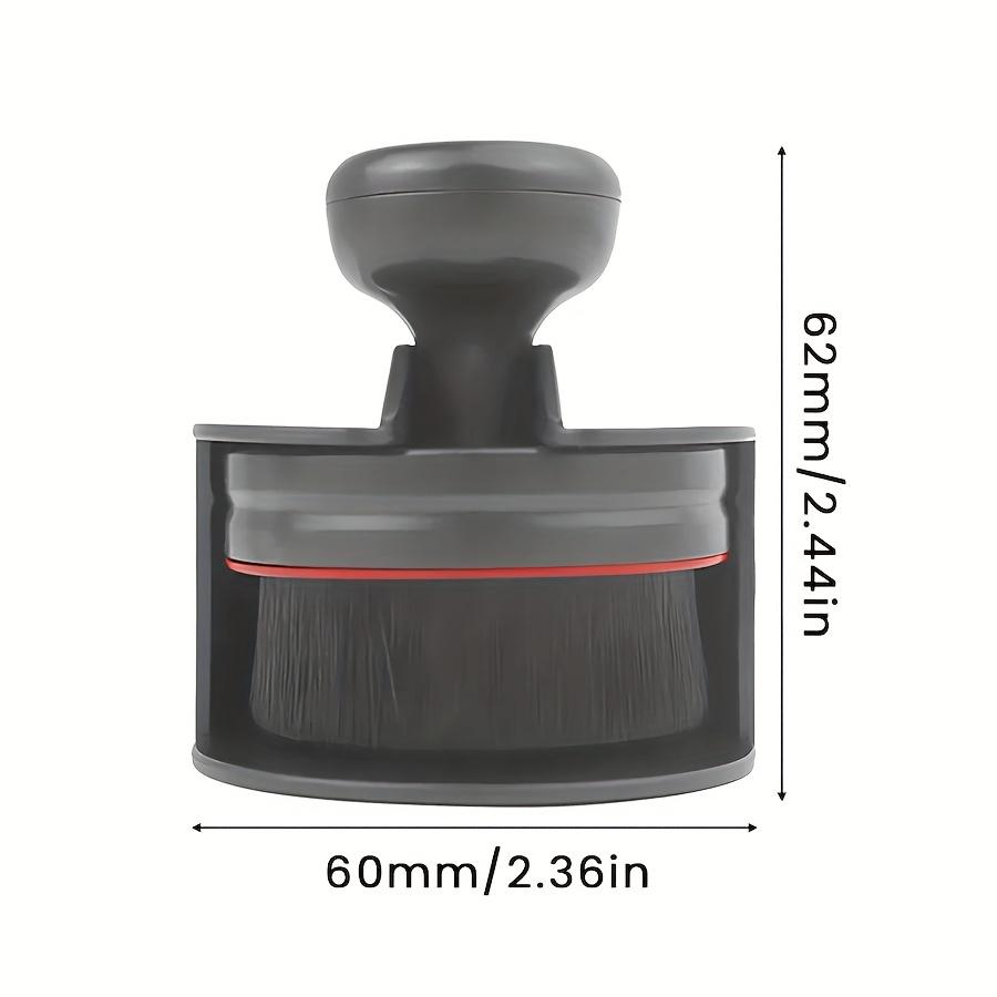 Премиальная веганская щетка для полировки шин с подставкой, щетка для ухода за автомобилем - прочный нейлон, идеально подходит для ухода и чистки автомобиля, черно-красный