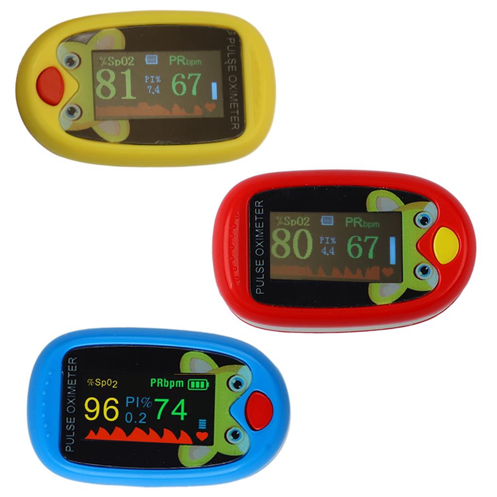 Оксиметр с зажимом на кончике пальца, 6 режимов, автоматическая зарядка через USB, светодиодный монитор кислорода в крови для детей
