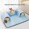 Breathable Spring/Summer Cat Tunnel & Bed Combo for Play and Relaxation