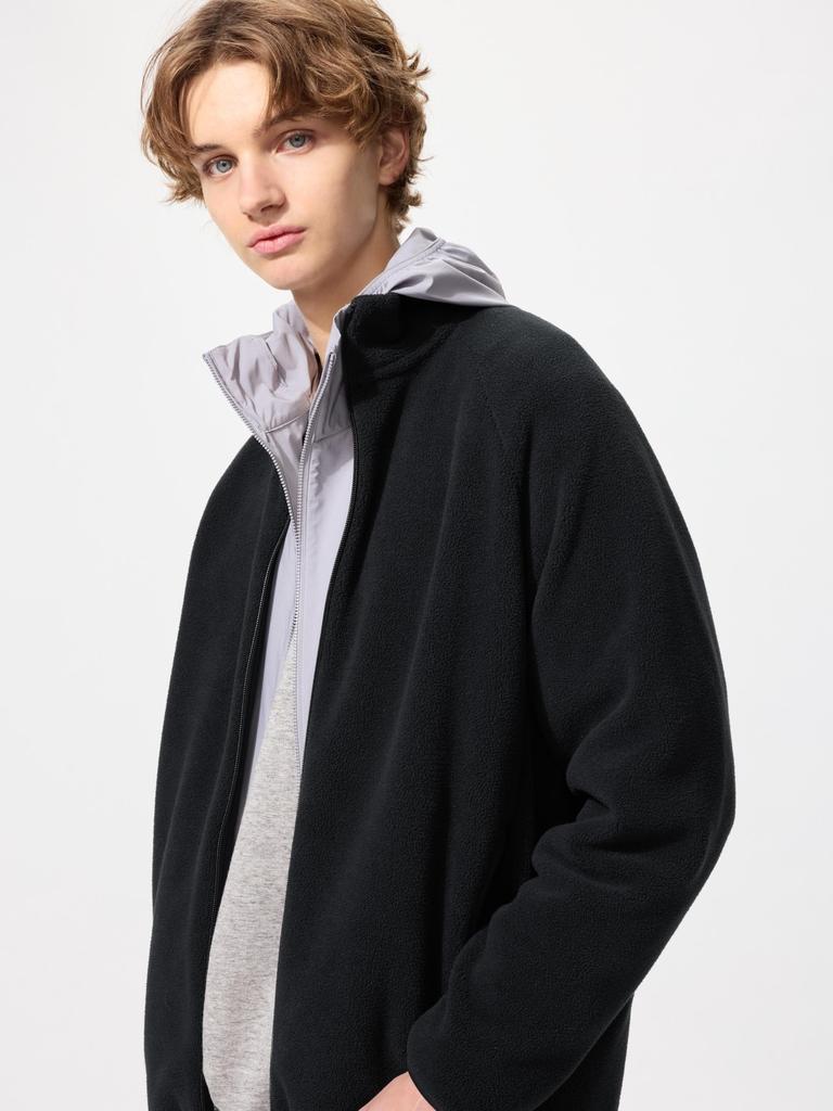 Uniqlo Japan Fleece Full Zip Jacket  Long Sleeve 