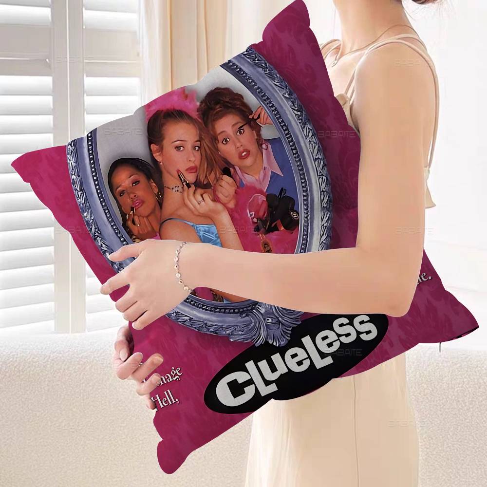 Canvas Painting Pictures Clueless Movie Pillow Gifts Home Office Furnishings Bedroom Sofa Car Cushion Cover Case 45x45cm