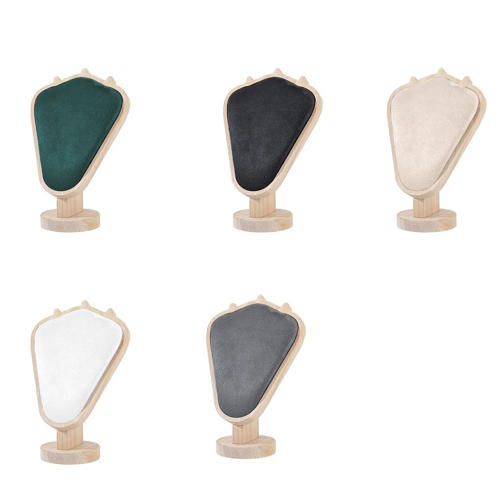 Jewelry Necklace Organization Stands Effective Wood Necklace Holder For Jewelry Display And Tangle Free Organization