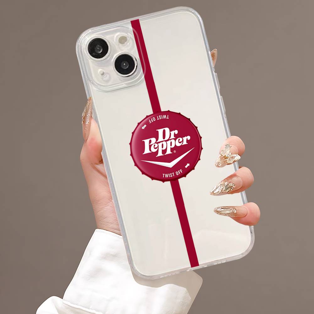 Мультяшный чехол для телефона D-Dr Pepper для iPhone 17 16 14 11 12 13 15 Pro Max 14 Plus 17 Air Cover