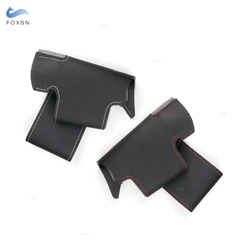 For BMW 5 Series E60 E61 2004 2005 2006 2007 2008 2009 Hand-stitched Car Steering Wheel Leather Cover Trim Interior