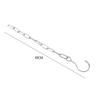 Metal Clothes Market Store Display Hanging Chain Hooks Ring Hanger Household Tools