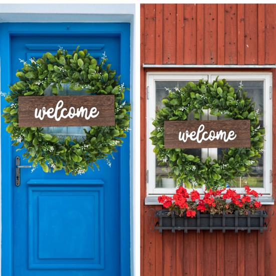 Экологичный дверной декор, легкий портативный настенный, оконный, вечерний, свадебный знак