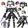 Moc Skibidi Toilet Builing Blocks Toy Titan Clock Man 2.0 Drill Man Titan TVMan Camerman Speakerman for Kids Boys Birthday Gifts